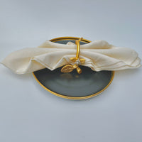 Golden Bough Napkin Rin set of 4