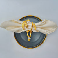 Regal Perch Napkin Ring set of 4