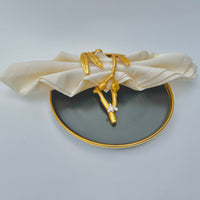 Regal Perch Napkin Ring set of 4