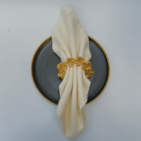 Golden Canopy Classic Napkin Ring Set of 4