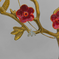 Red Vine Tree Jewelry Holder